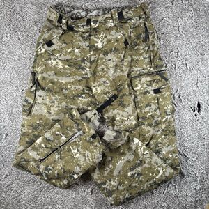 Turbine Performance Boardwear Ski Pants Mens Large Camo Utility Cargo FDG Zipper